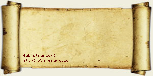 Isidora Cvijanović vizit kartica